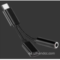 Adaptador de cargador tipo C a 3.5 mm altamente compatible